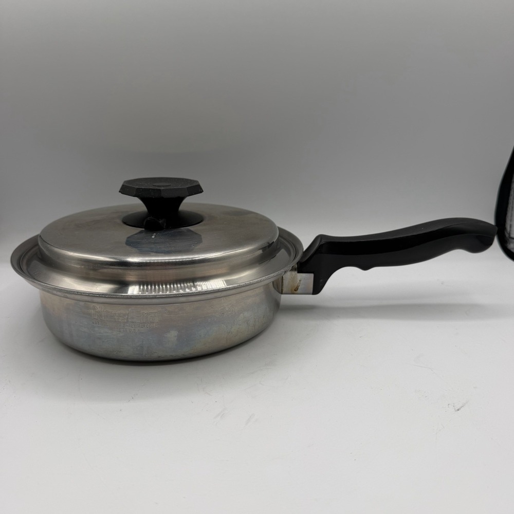 Vintage New Era by Vollrath 1.5 Qt Saucepan w/ Lid Stainless Steel 5-Ply AL-Core